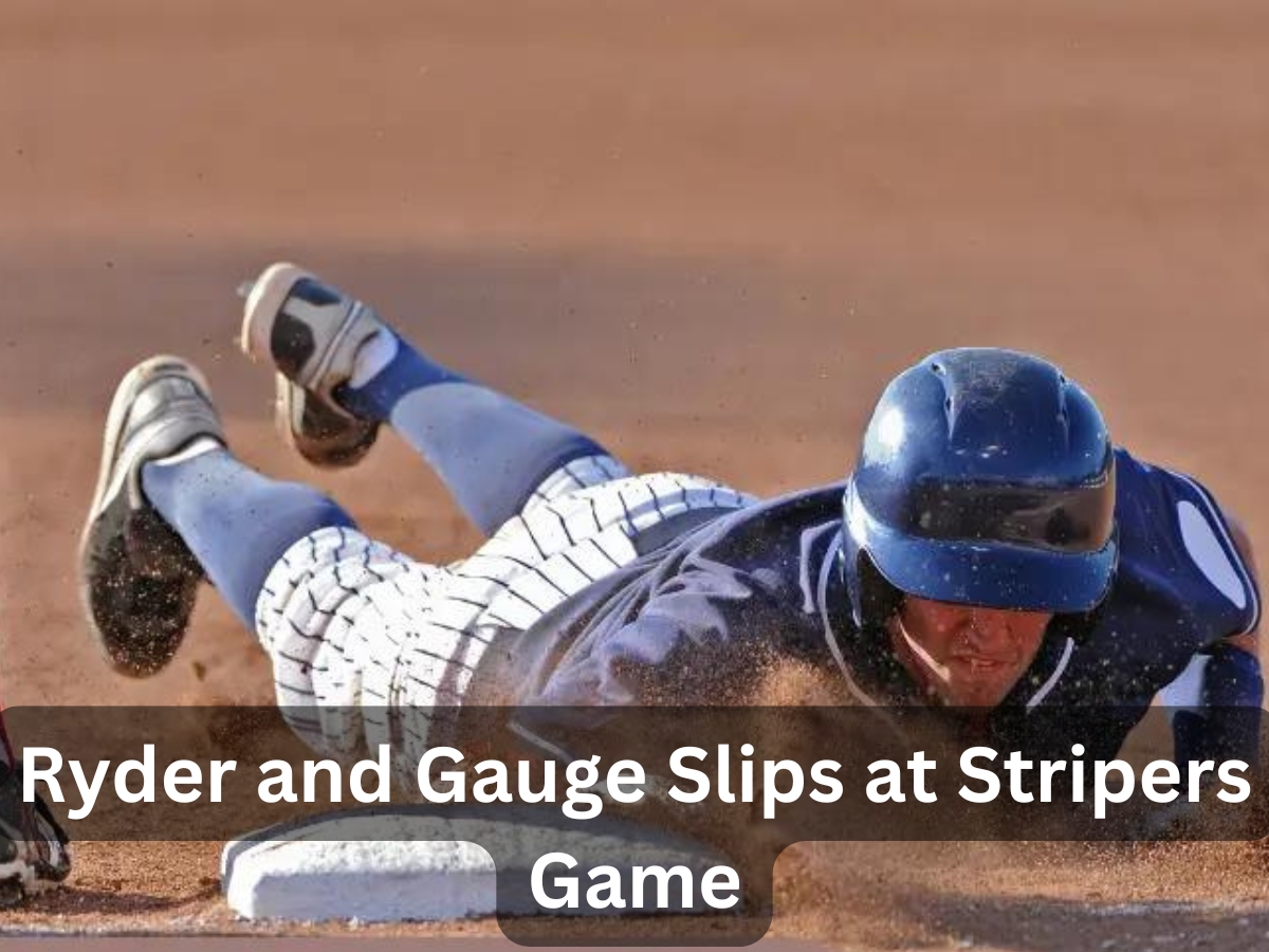 Ryder and Gauge Slips at Stripers Game